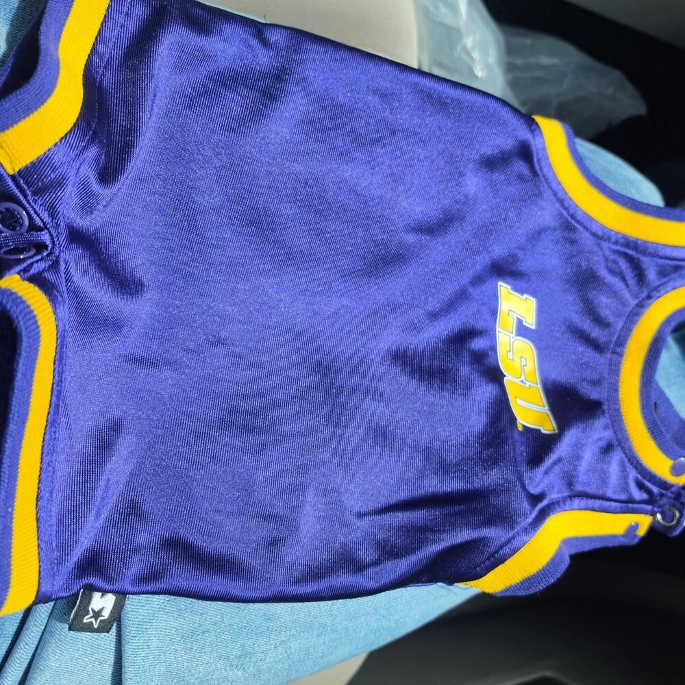Starter Purple and Yellow Sleepsuits-babygrows